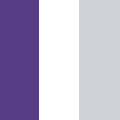 Purple / White / Metallic Silver
